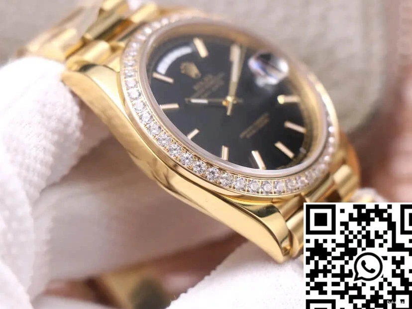 Gold Date Diamond Yellow Factory Day Rolex 40MM EW 0115